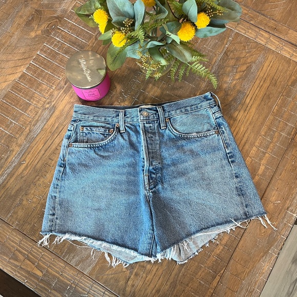 Agolde Pants - AGOLDE PARKER LONG SHORTS IN SKYWAVE New without tags